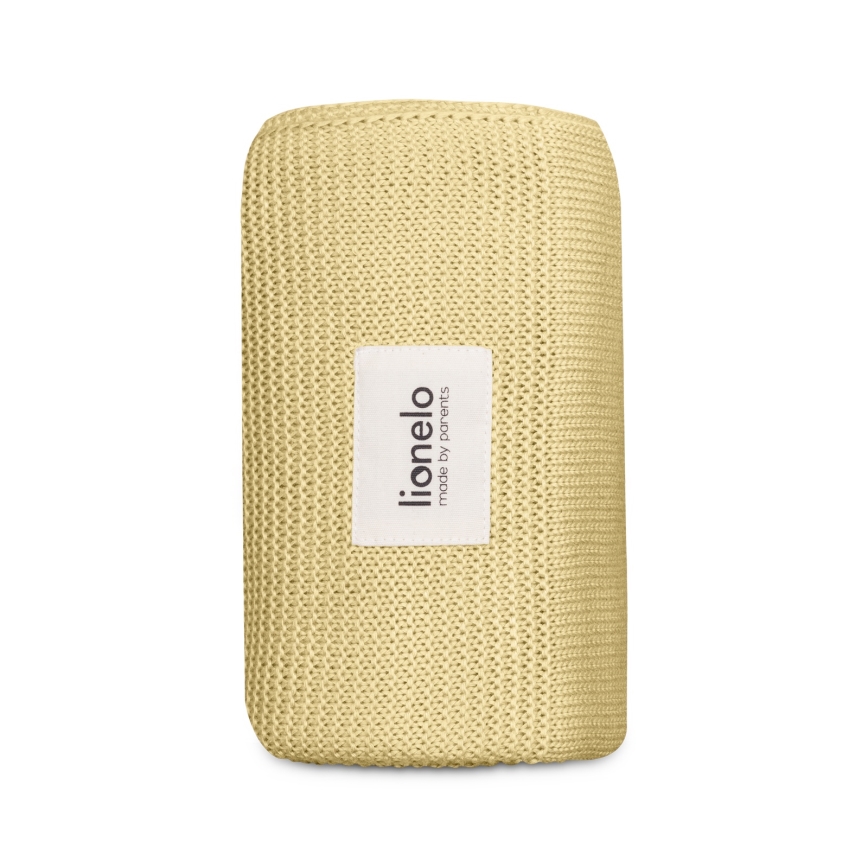 Lionelo - Bambusová deka BAMBOO BLANKET 75x100 cm Yellow Lemon