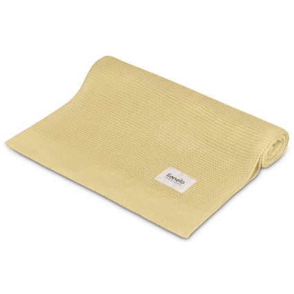 Lionelo - Bambusová deka BAMBOO BLANKET 75x100 cm Yellow Lemon