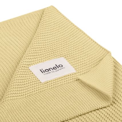 Lionelo - Bambusová deka BAMBOO BLANKET 75x100 cm Yellow Lemon