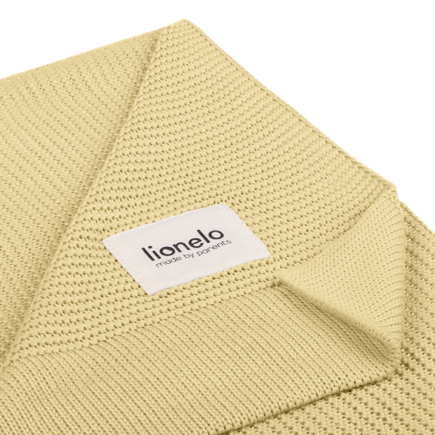 Lionelo - Bambusová deka BAMBOO BLANKET 75x100 cm Yellow Lemon