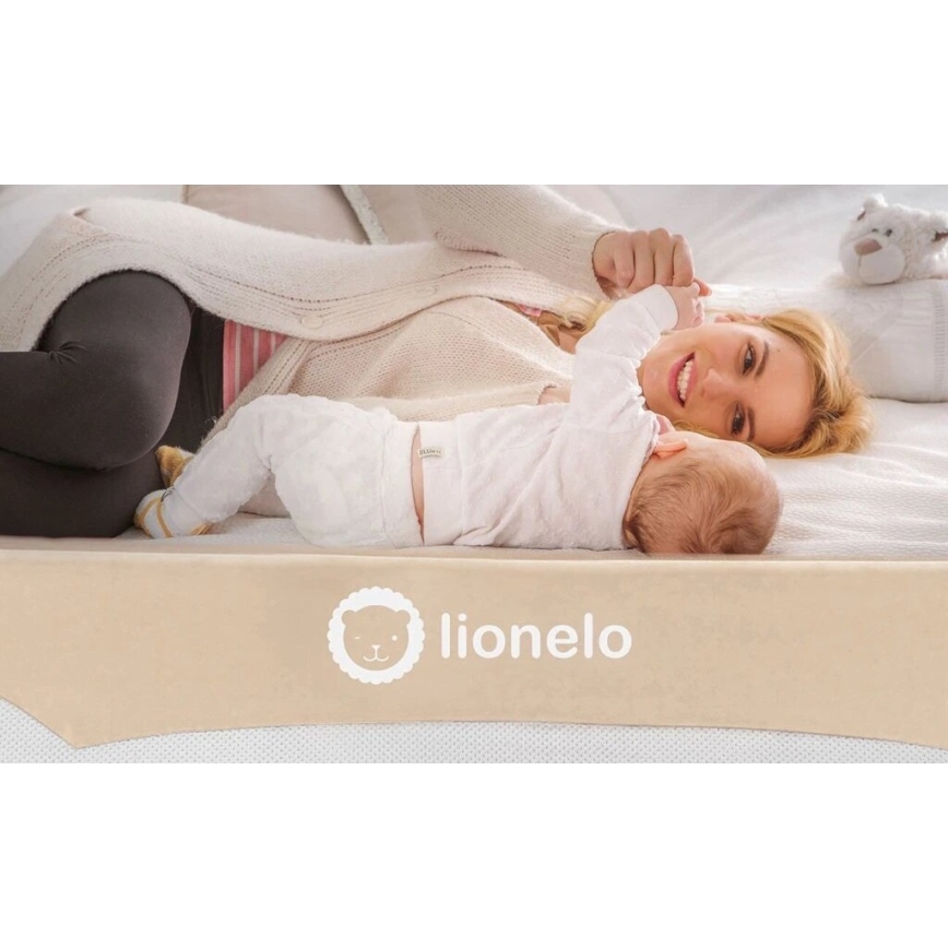 Lionelo - Bezpečnostní zábrana k posteli EVA béžová
