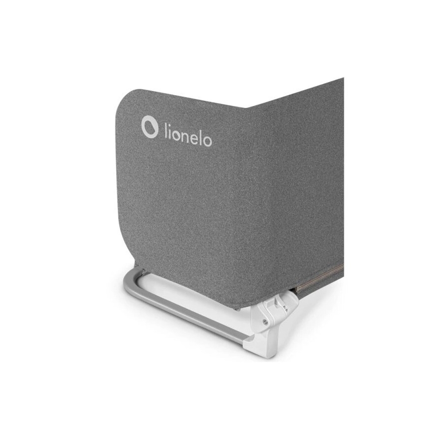 Lionelo - Bezpečnostní zábrana k posteli LORA tmavě šedá