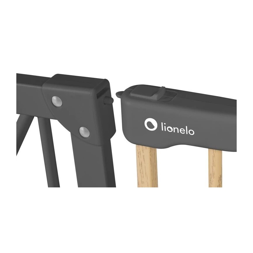Lionelo - Bezpečnostní zábrana TRUUS SLIM černá/béžová
