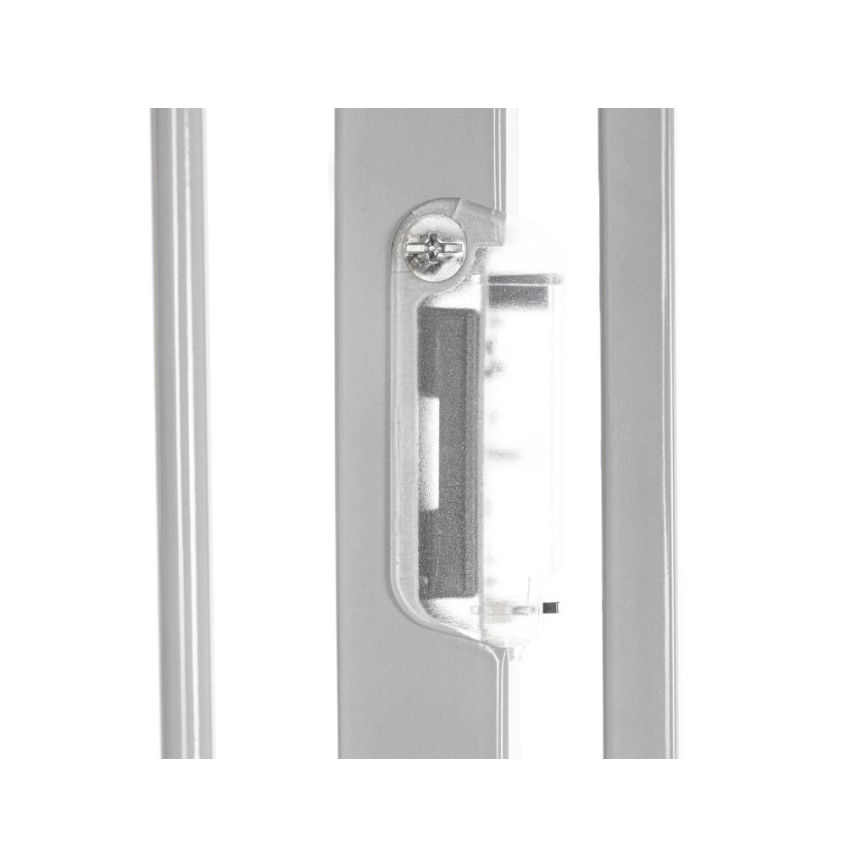 Lionelo - Bezpečnostní zábrana TRUUS SLIM LED 1xAAA šedá