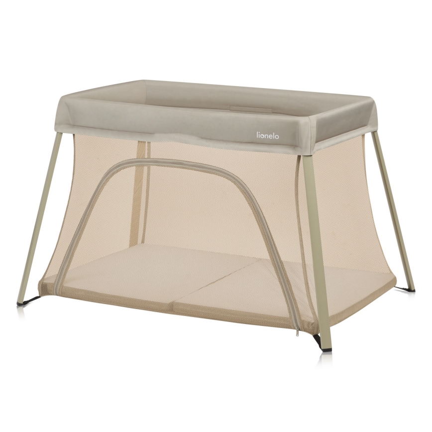 Lionelo - Cestovní postýlka 3v1 ALICE Beige Olive
