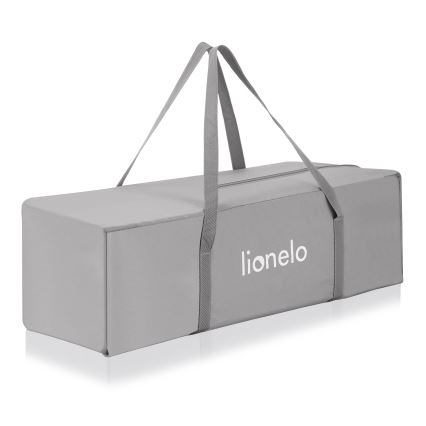 Lionelo - Cestovní postýlka 3v1 ELLEN Grey Concrete