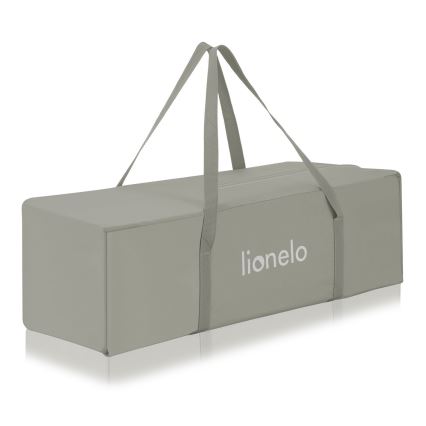Lionelo - Cestovní postýlka FLOWER Cappuccino