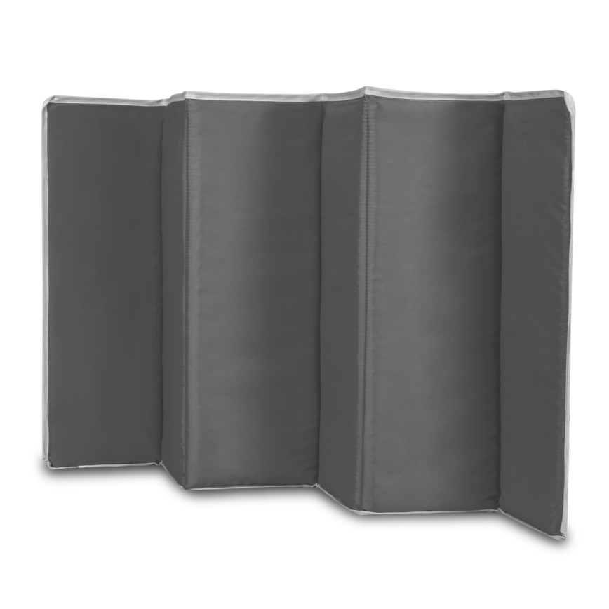 Lionelo - Cestovní postýlka FLOWER Grey Scandi