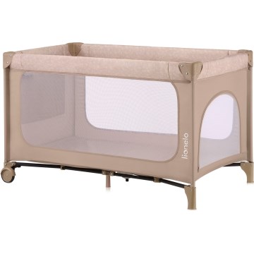 Lionelo - Cestovní postýlka JASMIN EASY FOLD Beige Sand