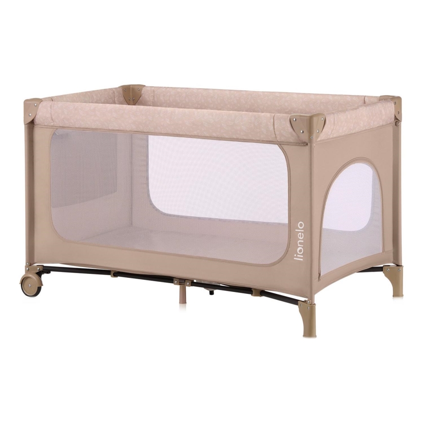 Lionelo - Cestovní postýlka JASMIN EASY FOLD Beige Sand
