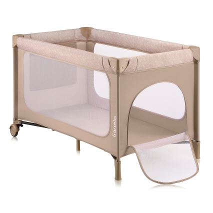 Lionelo - Cestovní postýlka JASMIN EASY FOLD Beige Sand