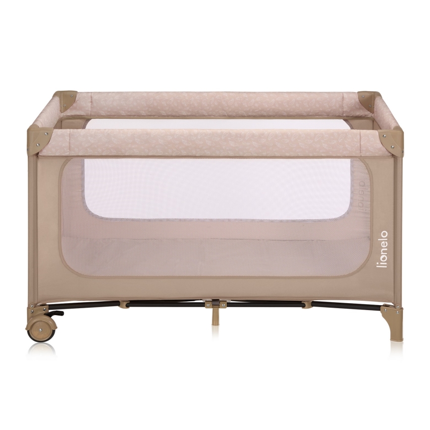 Lionelo - Cestovní postýlka JASMIN EASY FOLD Beige Sand