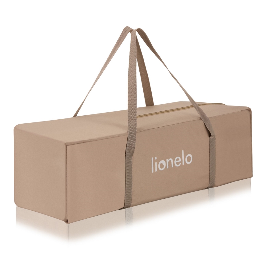 Lionelo - Cestovní postýlka JASMIN EASY FOLD Beige Sand