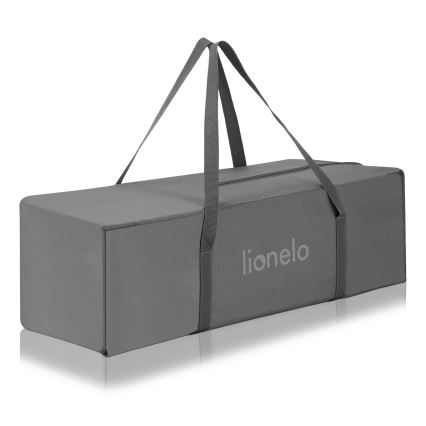 Lionelo - Cestovní postýlka JASMIN EASY FOLD Grey Stone