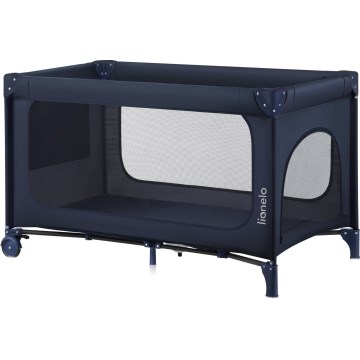 Lionelo - Cestovní postýlka JASMIN EASY FOLD Navy Blue