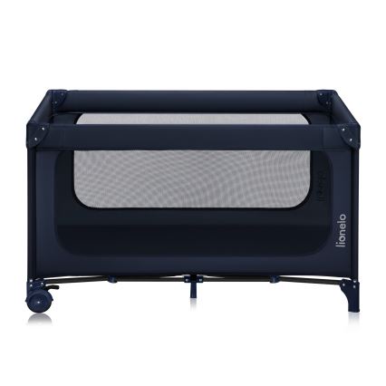 Lionelo - Cestovní postýlka JASMIN EASY FOLD Navy Blue