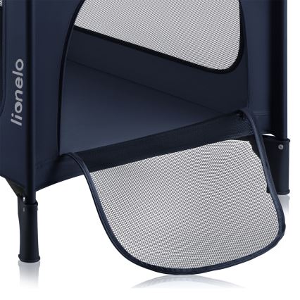 Lionelo - Cestovní postýlka JASMIN EASY FOLD Navy Blue
