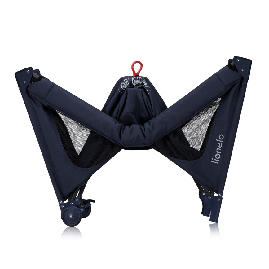Lionelo - Cestovní postýlka JASMIN EASY FOLD Navy Blue