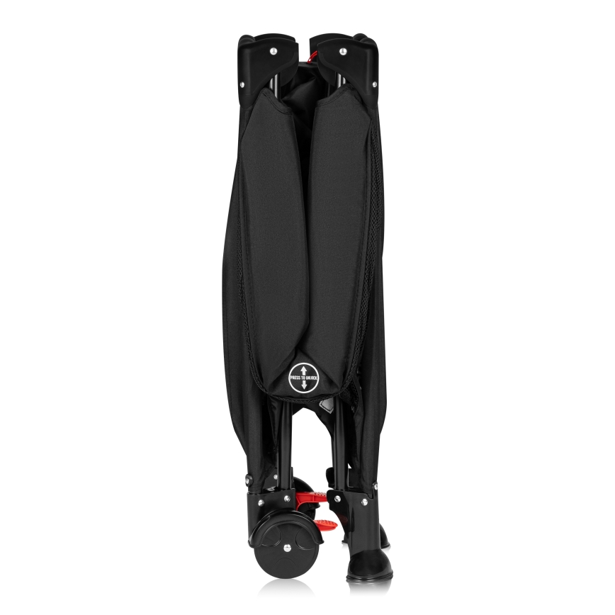 Lionelo - Cestovní postýlka LAURA Black Carbon