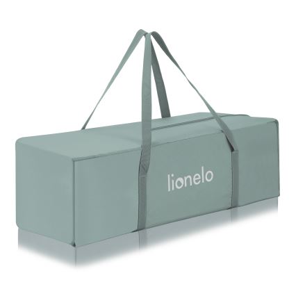 Lionelo - Cestovní postýlka LAURA Green Sage
