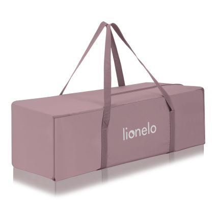 Lionelo - Cestovní postýlka LAURA Pink Nude