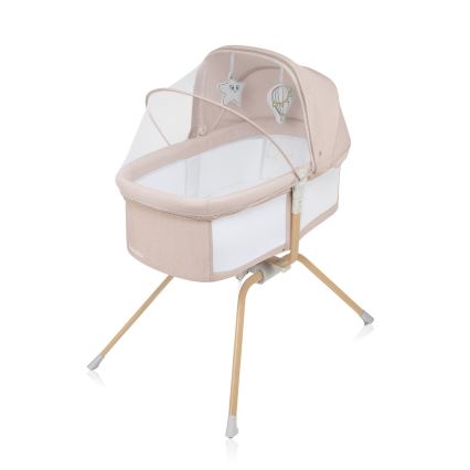 Lionelo - Cestovní postýlka MALIN EVO Beige Natural