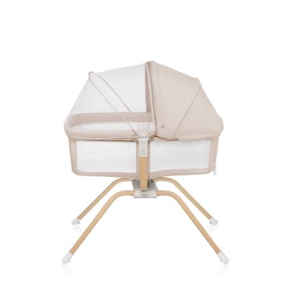 Lionelo - Cestovní postýlka MALIN EVO Beige Natural