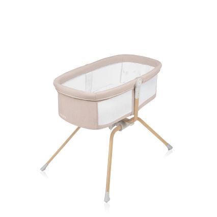 Lionelo - Cestovní postýlka MALIN EVO Beige Natural