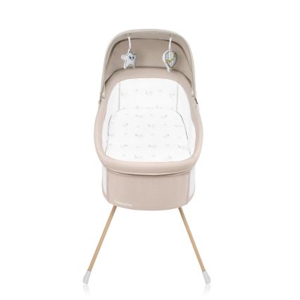 Lionelo - Cestovní postýlka MALIN EVO Beige Natural