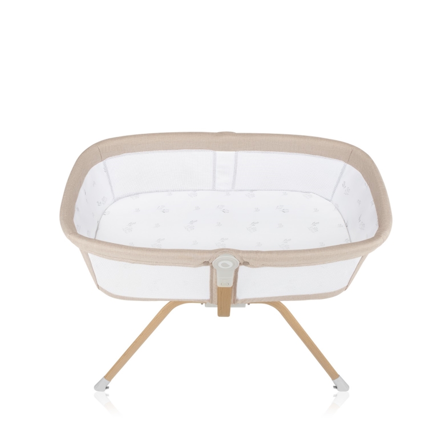 Lionelo - Cestovní postýlka MALIN EVO Beige Natural