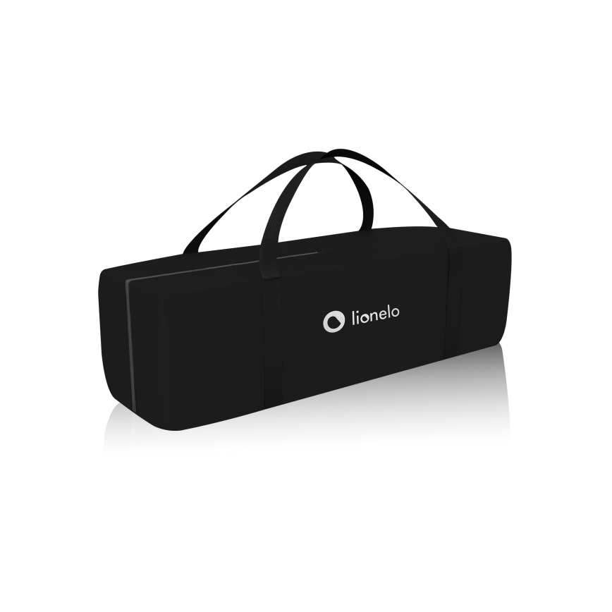 Lionelo - Cestovní postýlka STEFI Black Carbon