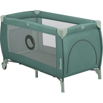 Lionelo - Cestovní postýlka STEFI PLUS Green Olive