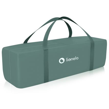 Lionelo - Cestovní postýlka STEFI PLUS Green Olive