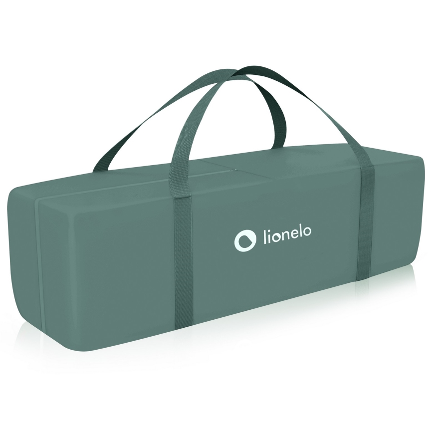 Lionelo - Cestovní postýlka STEFI PLUS Green Olive