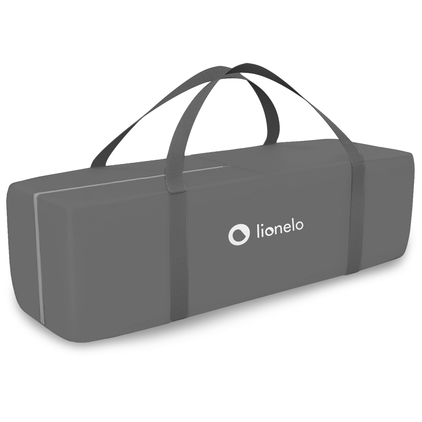 Lionelo - Cestovní postýlka STEFI PLUS Grey White