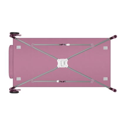 Lionelo - Cestovní postýlka STEFI PLUS Pink Magnolia