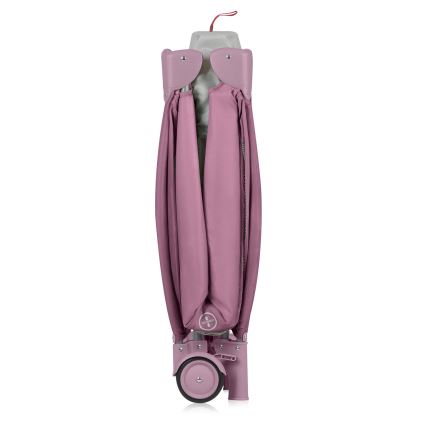 Lionelo - Cestovní postýlka STEFI PLUS Pink Magnolia