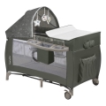 Lionelo - Cestovní postýlka SVEN PLUS Beige Olive