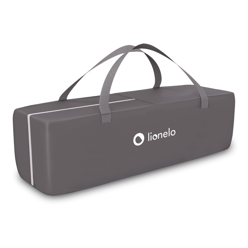 Lionelo - Cestovní postýlka SVEN PLUS šedá