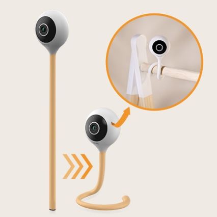 Lionelo - Chytrá dětská chůvička BABYLINE SMART Wi-Fi White