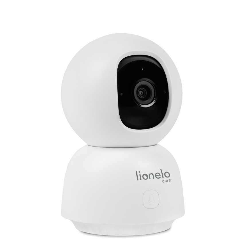 Lionelo - Chytrá dětská chůvička BABYLINE VIEW Wi-Fi 5V White