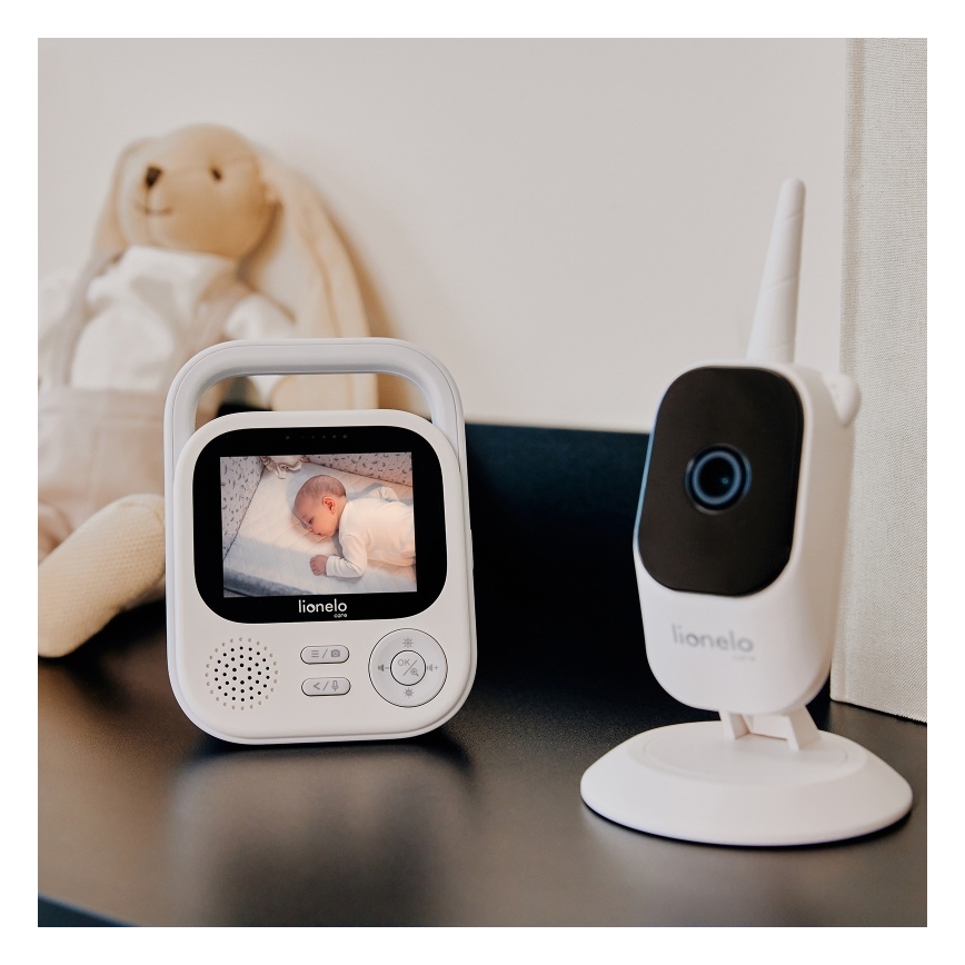 Lionelo - Dětská chůvička BABYLINE CAMERA 3.2 5V