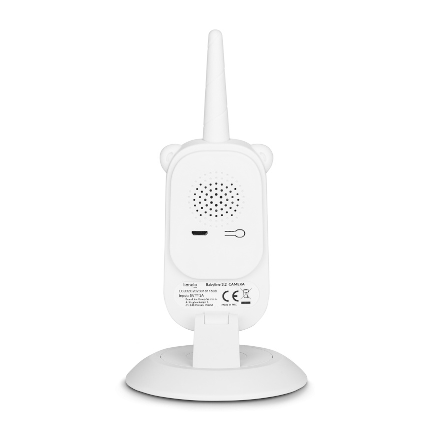 Lionelo - Dětská chůvička BABYLINE CAMERA 3.2 5V