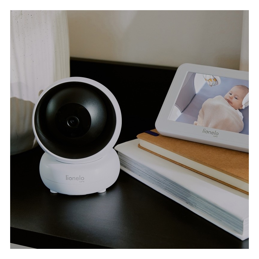 Lionelo - Dětská chůvička s monitorem BABYLINE 8.3 5V 3600 mAh