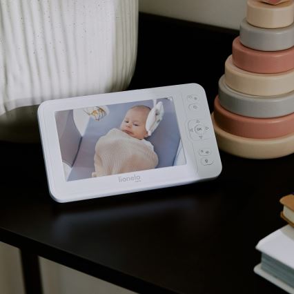 Lionelo - Dětská chůvička s monitorem BABYLINE 8.3 5V 3600 mAh