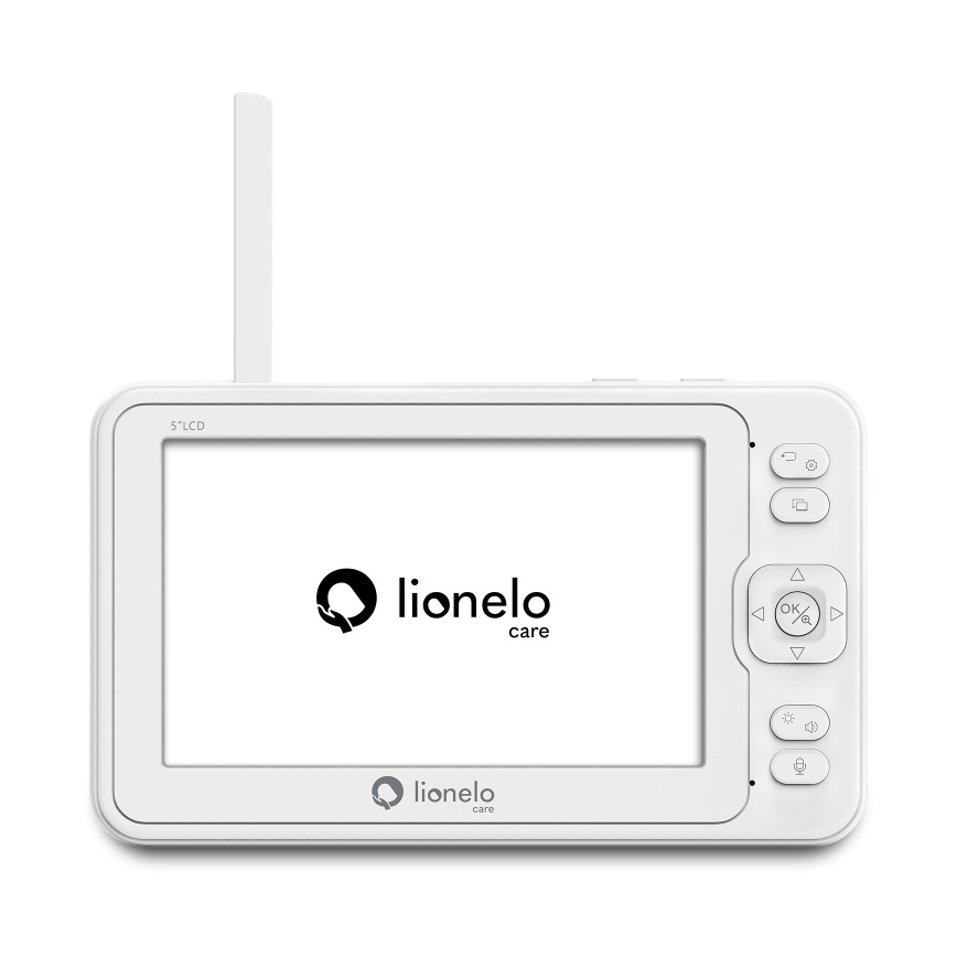 Lionelo - Dětská chůvička s monitorem BABYLINE 8.3 5V 3600 mAh