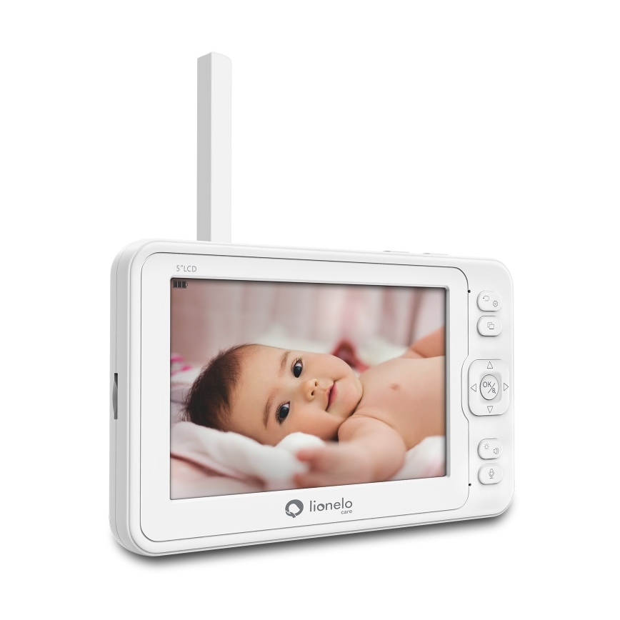 Lionelo - Dětská chůvička s monitorem BABYLINE 8.3 5V 3600 mAh
