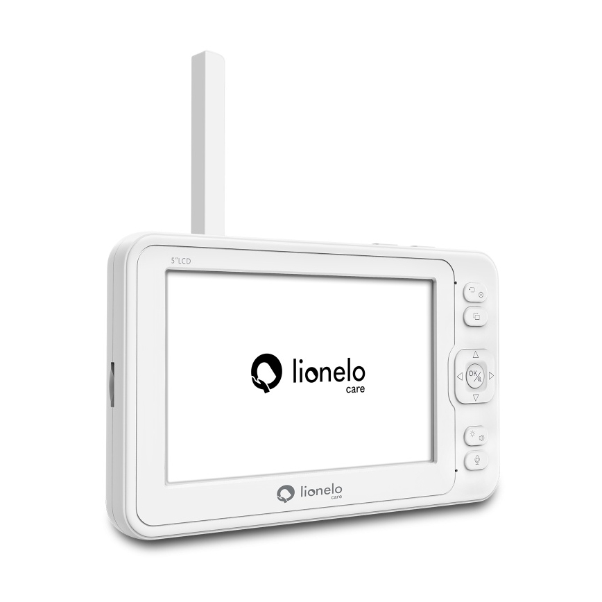 Lionelo - Dětská chůvička s monitorem BABYLINE 8.3 5V 3600 mAh