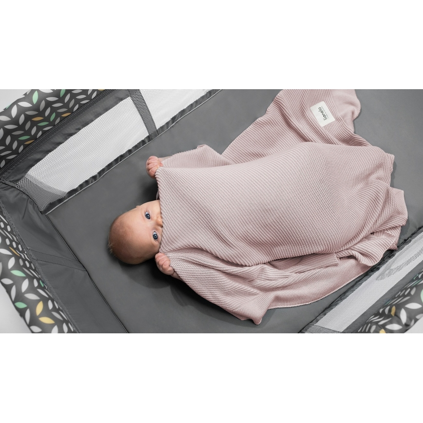 Lionelo - Dětská deka BAMBOO BLANKET 75x100 cm Beige Sand