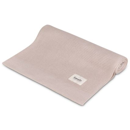 Lionelo - Dětská deka BAMBOO BLANKET 75x100 cm Beige Sand